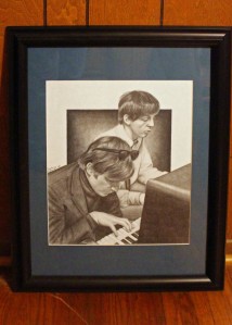 "Two of Us" Graphite by Stephanie Williamson 